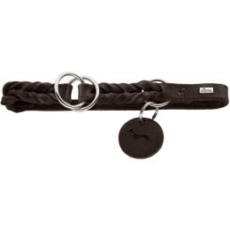 Hunter Dressurhalsung Solid Education Dunkelbraun 45-50/M-L