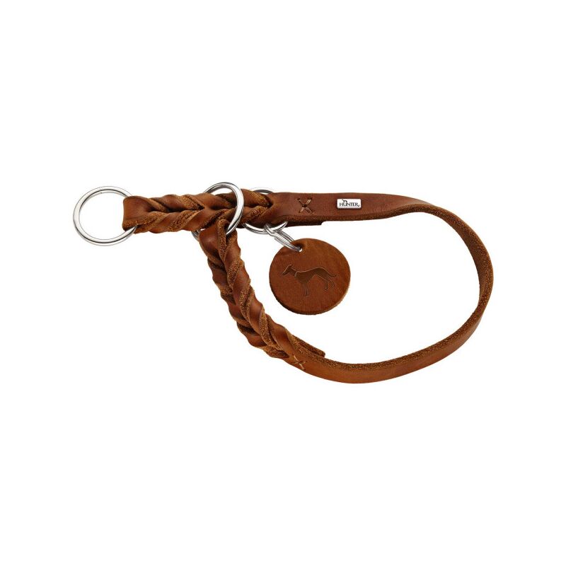 Hunter Dressurhalsung Solid Education Cognac 40-45/M