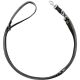 Hunter Verstellbare Führleine Neopren Schwarz/Grau L 200 cm; B 2,0 cm