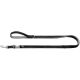 Hunter Verstellbare Führleine Neopren Schwarz/Grau L 200 cm; B 2,0 cm