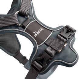 Hunter Geschirr Divo Grau/Grau 52-68/S-M