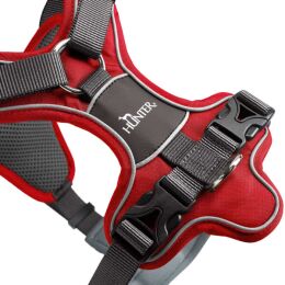 Hunter Geschirr Divo Rot/Grau 34-47/XS