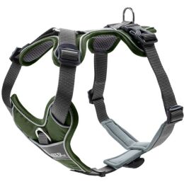 Hunter Geschirr Divo Gr&uuml;n/Grau 79-107/L-XL