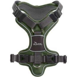 Hunter Geschirr Divo Gr&uuml;n/Grau 79-107/L-XL