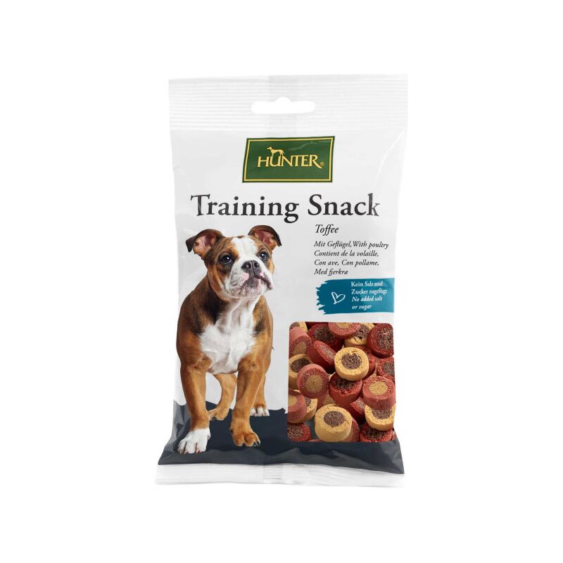 Hunter Hundesnack Training 200 g, Toffee Geflgel und Rind