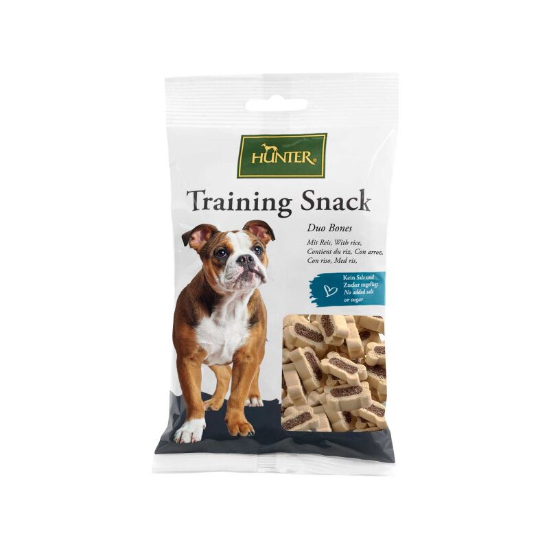 Hunter Hundesnack Training 200 g, Duo Bones Lamm und Reis