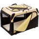 Hunter Faltbare Hundebox Beige/Schwarz S