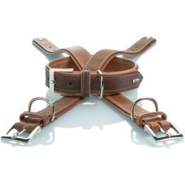 Hunter Halsband Porto Dunkelbraun/Cognac XS (30)