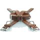 Hunter Halsband Porto Dunkelbraun/Cognac XS (30)