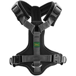 Hunter Geschirr Maldon Schwarz/Grau 34-49/XS