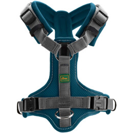Hunter Geschirr Maldon Petrol/Grau 53-71/M