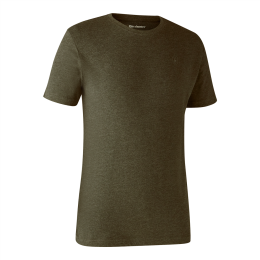 Deerhunter Herren T-Shirt Basic O-Neck 2-Pack Adventure Green Melange M