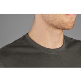 Seeland Herren T-Shirt Outdoor 2er-Pack Raven/Pine Green 4XL