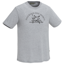 Pinewood Herren T-Shirt Dog Sport Hellgrau