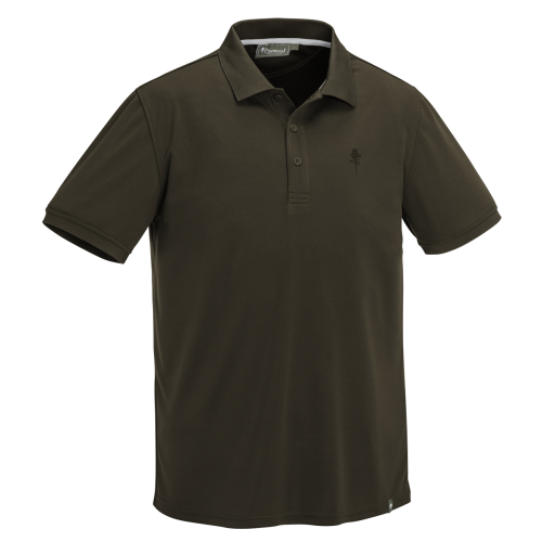 Pinewood Herren Poloshirt Ramsey Coolmax Braun