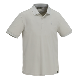 Pinewood Herren T-Shirt Ramsey Polo Concrete Grau