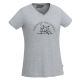 Pinewood Damen T-Shirt Dog Sport Hellgrau