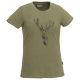 Pinewood Damen T-Shirt Red Deer Oliv