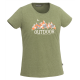 Pinewood Damen T-Shirt Forest Leaf Melange