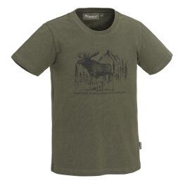 Pinewood Kinder T-Shirt Moose Gr&uuml;n