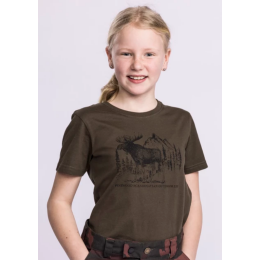 Pinewood Kinder T-Shirt Moose Gr&uuml;n