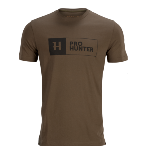 Härkila Herren T-Shirt  Pro Hunter S/S Slate Brown 4XL