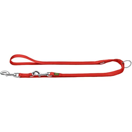 Hunter Verstellbare Führleine Nylon Rot L 200 cm, B 1,5 cm