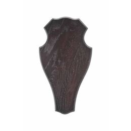 Troph&auml;enbrett dunkel, rund ohne Ausfr&auml;sung 45x24 cm