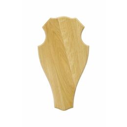 Troph&auml;enbrett hell, rund mit Ausfr&auml;sung 45x24 cm