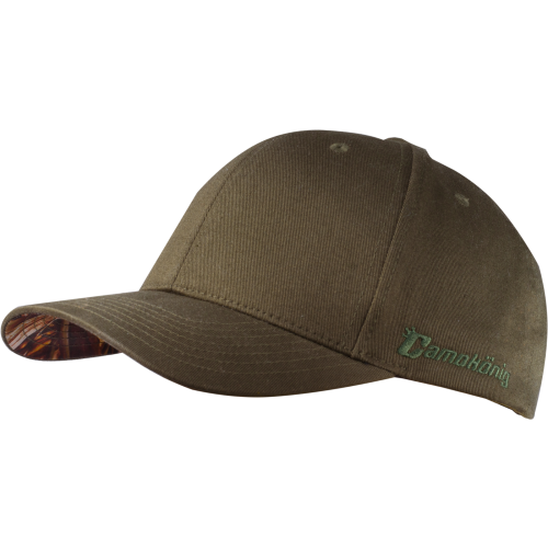 Camokönig Basecap Six-Panel Strapback Oliv-Camouflage