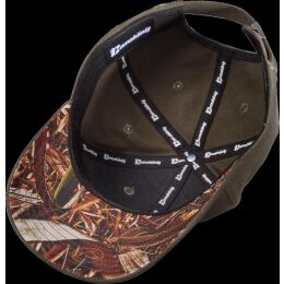 Camokönig Basecap Six-Panel Strapback Oliv-Camouflage