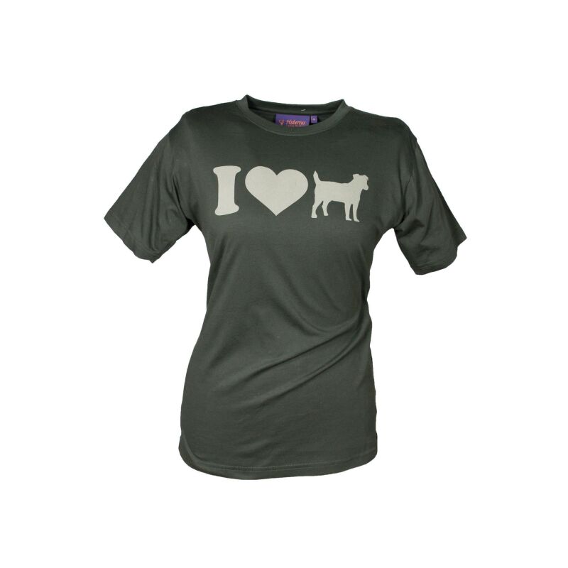 Hubertus Damen T-Shirt I love Terrier
