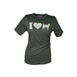 Hubertus Damen T-Shirt "I love Terrier"
