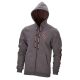 Browning Herren Sweatshirt ZIP Snapshort Ashgrey