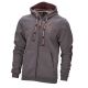 Browning Herren Sweatshirt ZIP Snapshort Ashgrey