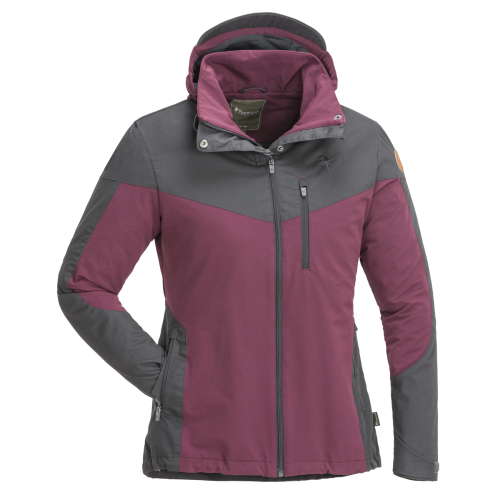 Pinewood Damen Jacke Finnveden Hybrid Plum/Dark Anthracite