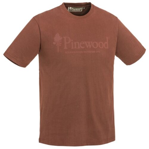 Pinewood Unisex T-Shirt Outdoor Life Dark Copper