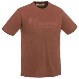 Pinewood Unisex T-Shirt Outdoor Life Dark Copper