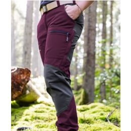 Pinewood Damen Outdoorhose Caribou TC Plum/Dark Anthracite 38