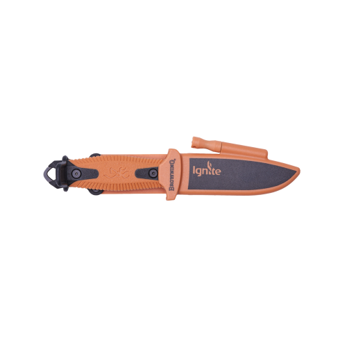 Browning Messer Ignite Schwarz/Orange