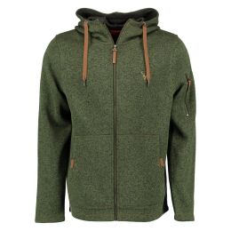 Tom Collins Herren Strick Fleece Jacke Trachtengr&uuml;n 4XL