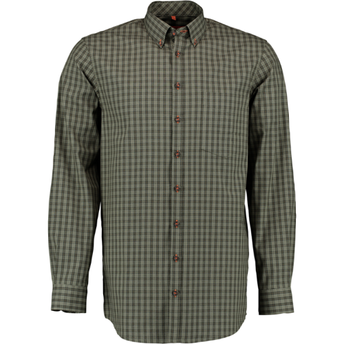 Tom Collins Herren Flanellhemd 1/1-Arm trachtengrün 47/48