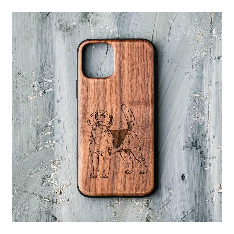Holzwelt Cases Handyhülle Beagle iPhone SE/7/8