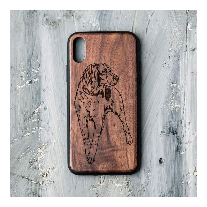 Holzwelt Cases Handyhülle D. Langhaar iPhone X/XS