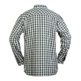 Hart Herren Hemd Ikani Schwarz-Oliv 3XL