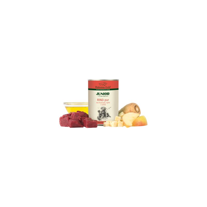 Hubertus Gold Junior Rind pur mit Pastinaken und Apfel 400g