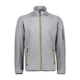 CMP Herren Jacke Knit-Tech-Fleece mit Mesh