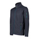 CMP Herren Jacke Knit-Tech-Fleece mit Mesh Bottle-Anthrazit 50