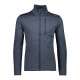 CMP Herren-Knit-Tech-Fleece Mélange Schwarz-Blau 50