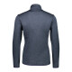CMP Herren-Knit-Tech-Fleece Mélange Schwarz-Blau 50